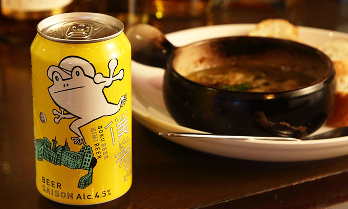 クラフトビールとアヒージョ